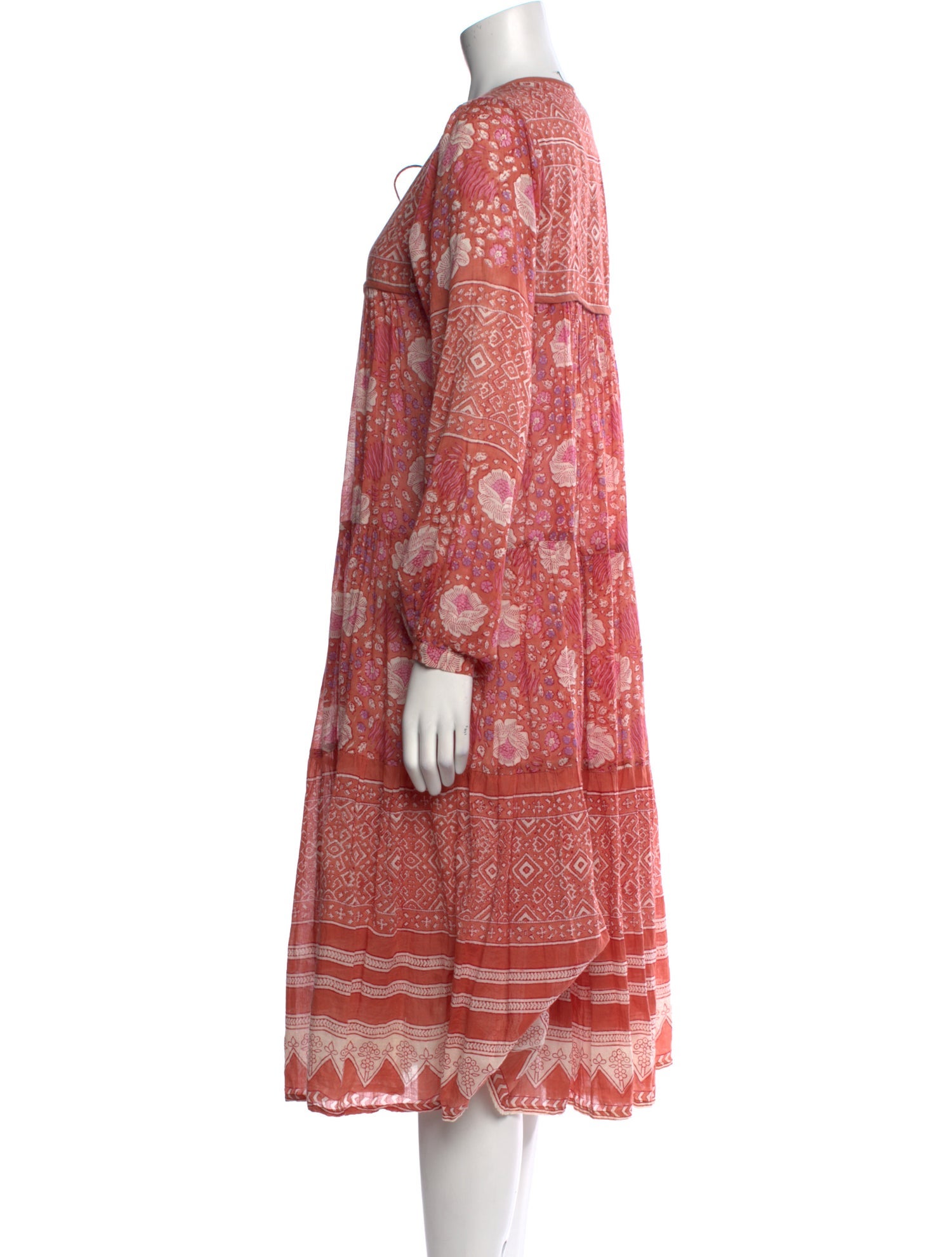 Matta Paisley Print Knee-Length Dress