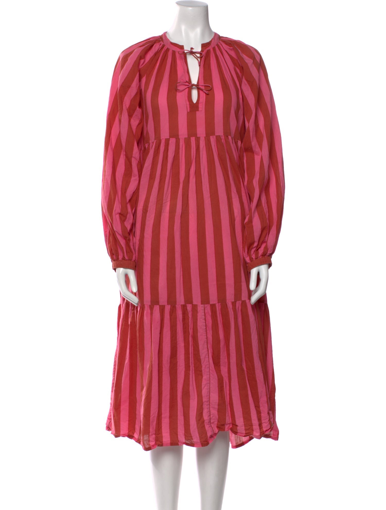 Matta Crew Neck Midi Length Dress