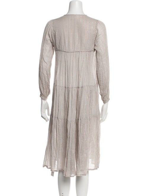 Matta Striped Midi Length Dress