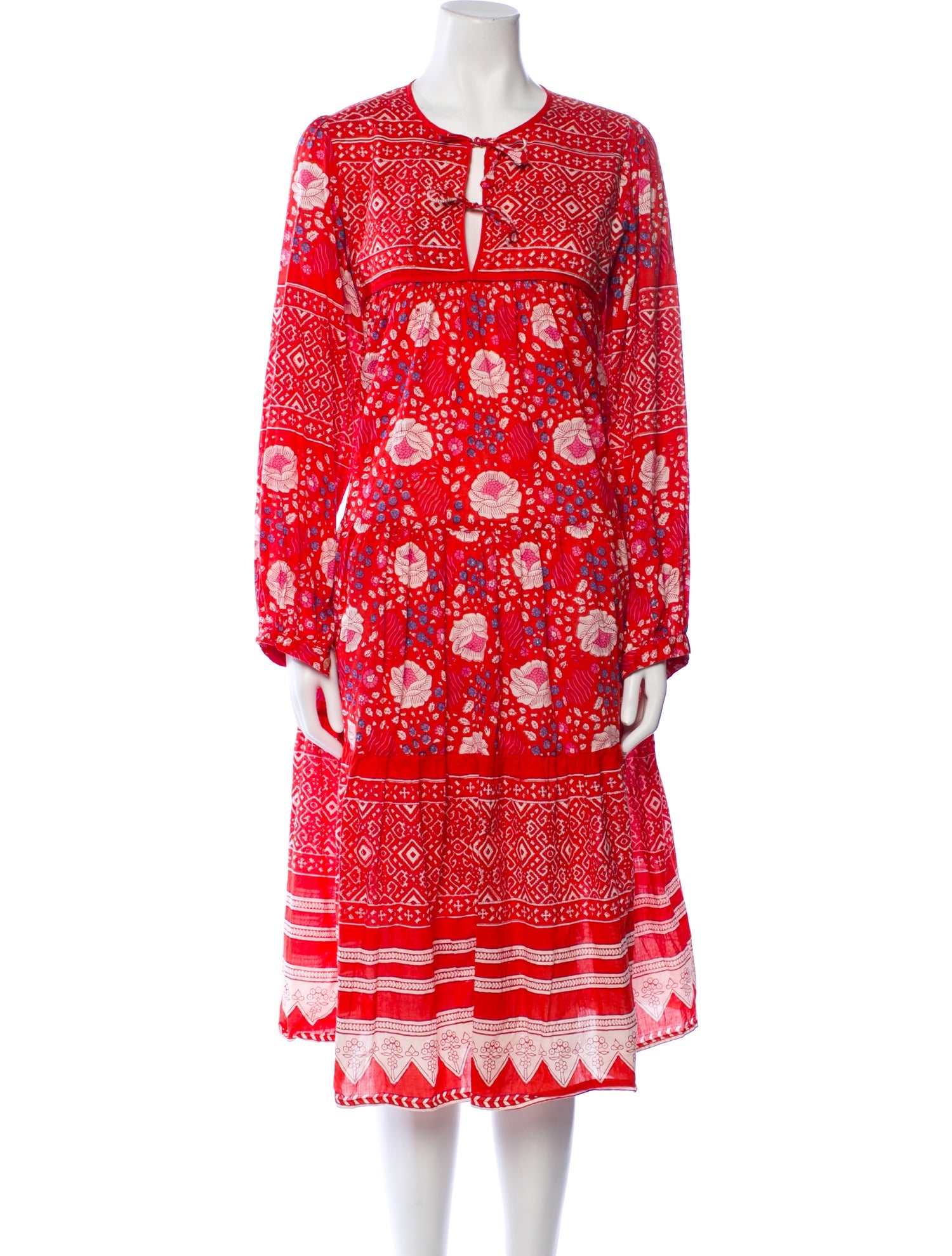 Matta Printed Midi Length Dress