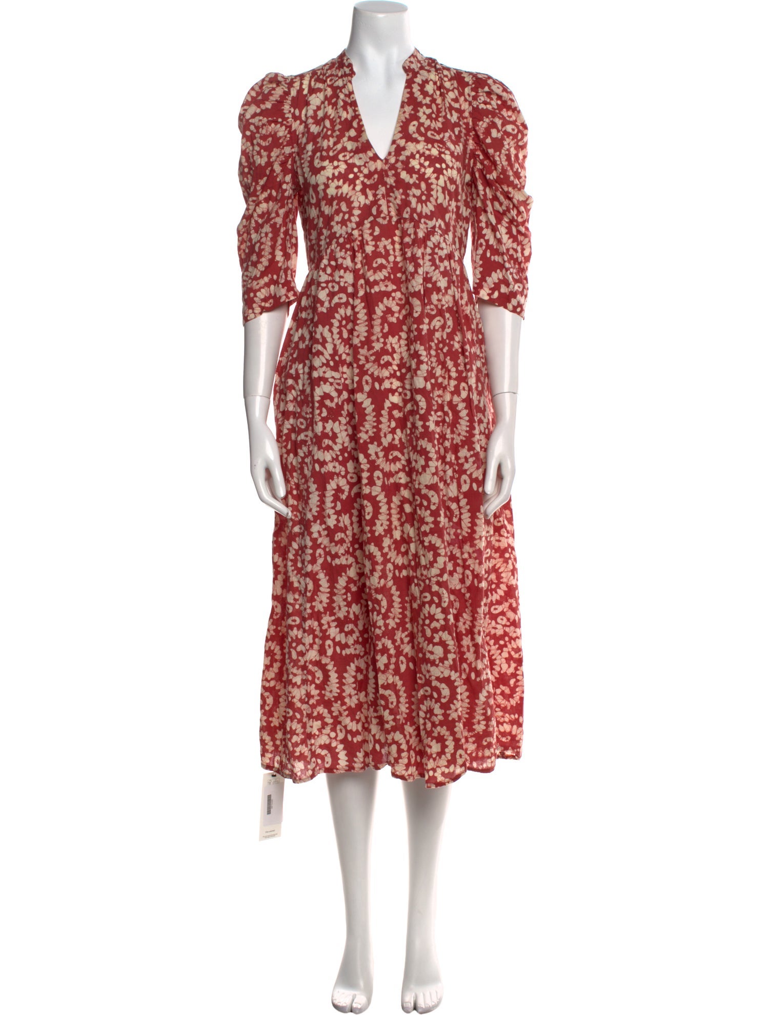 Matta Floral Print Midi Length Dress