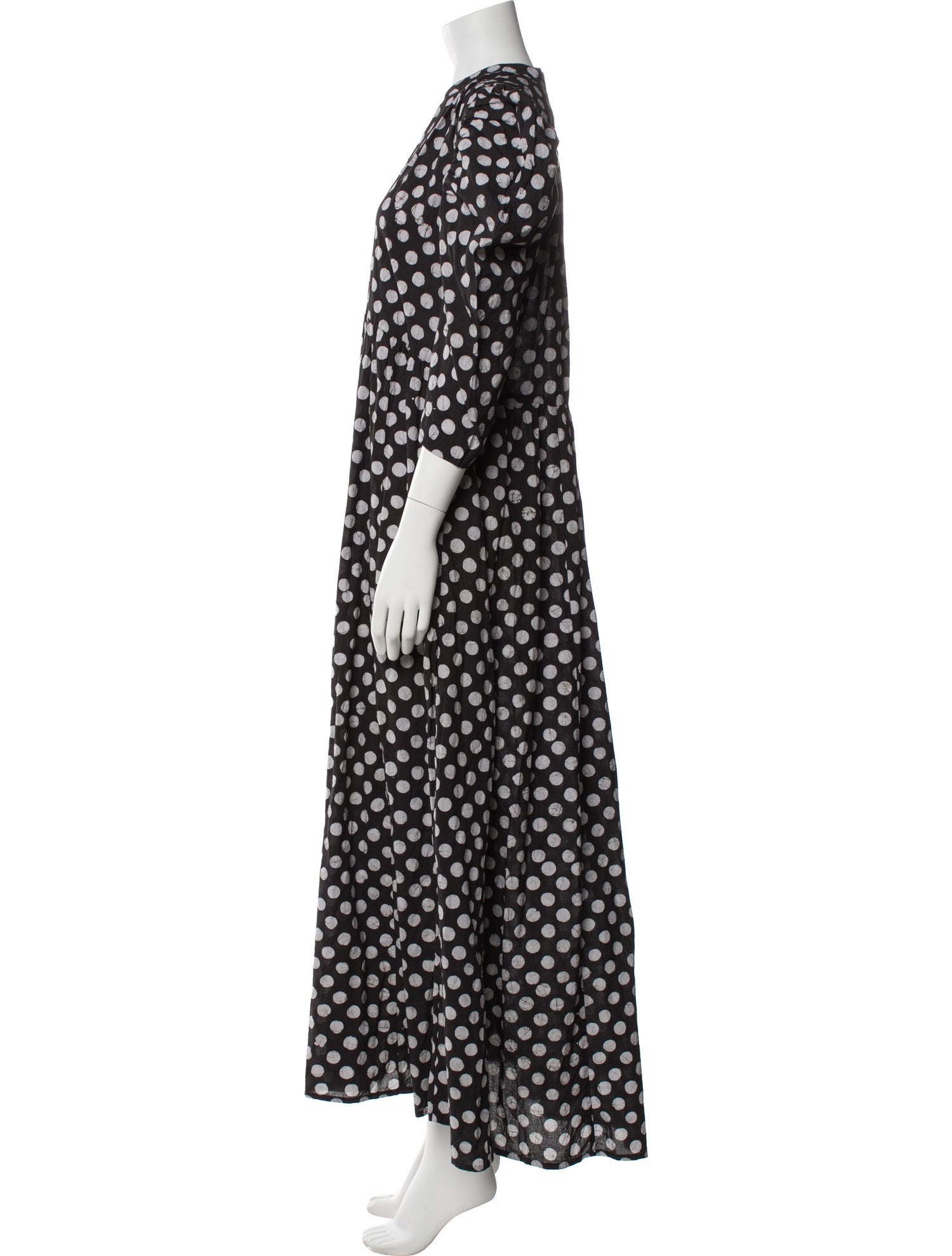 Matta Polka Dot Print Long Dress