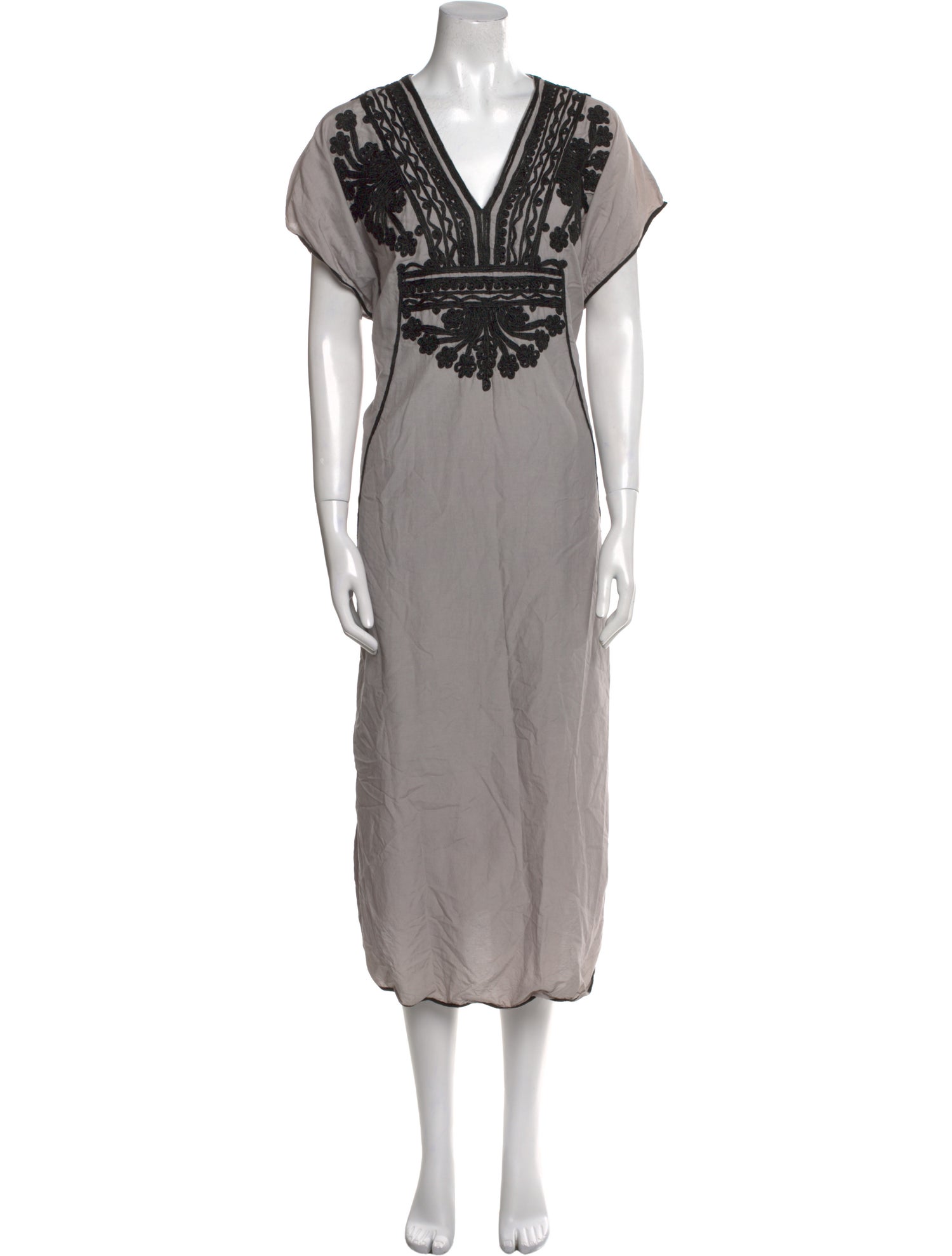 Matta V-Neck Long Dress