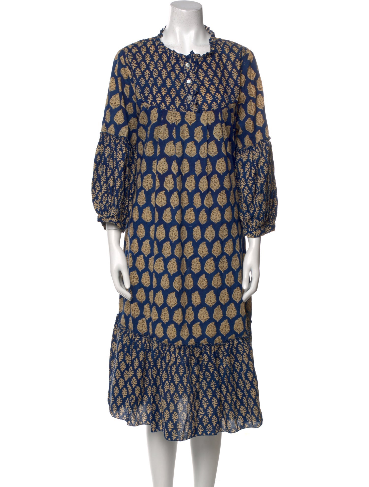 Matta Printed Midi Length Dress