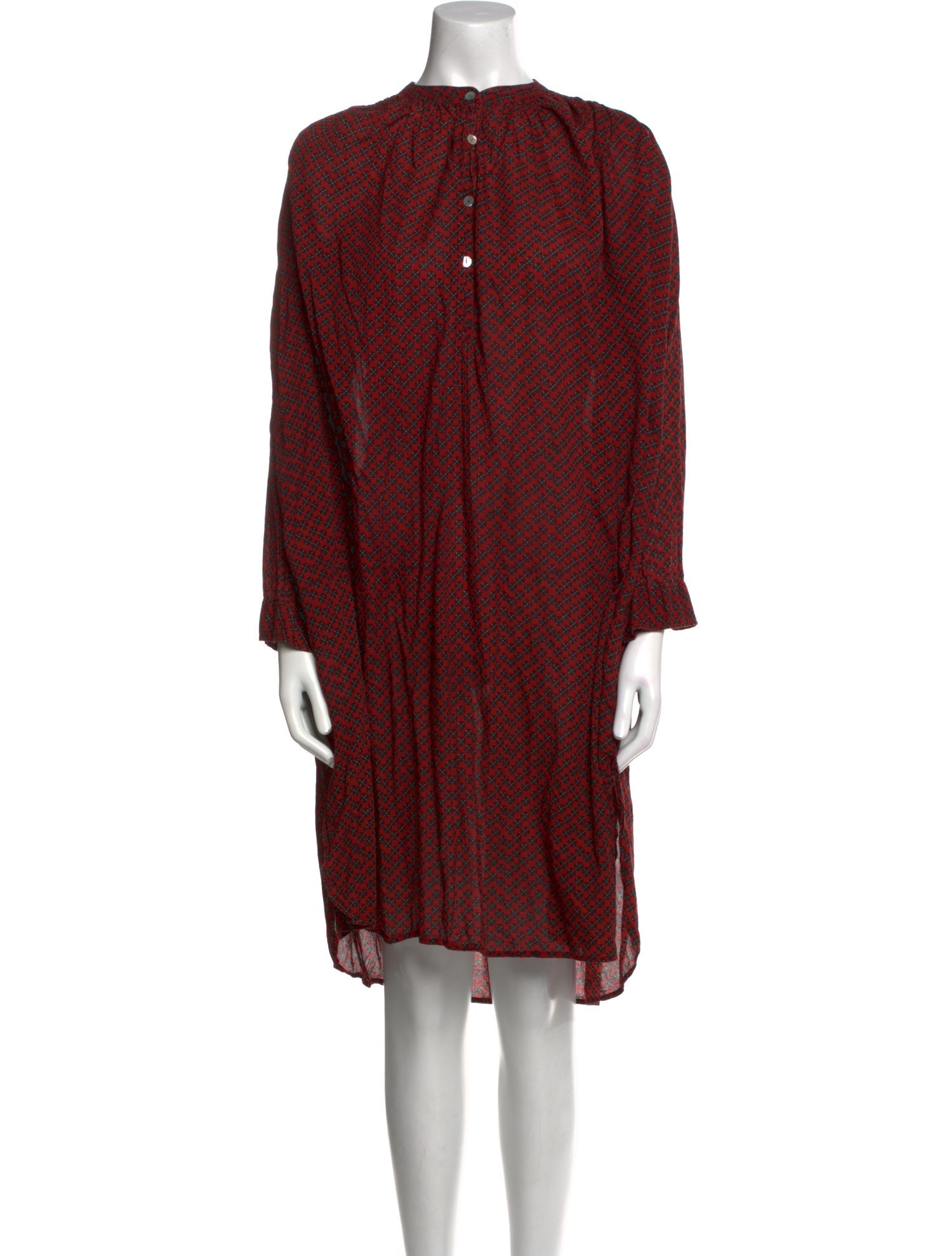 Matta Printed Knee-Length Dress