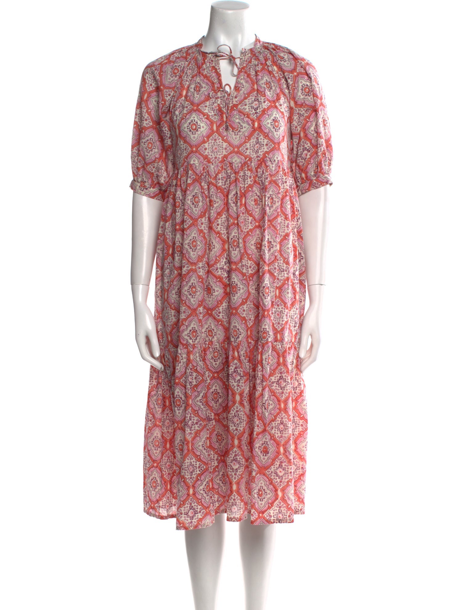 Matta Printed Midi Length Dress