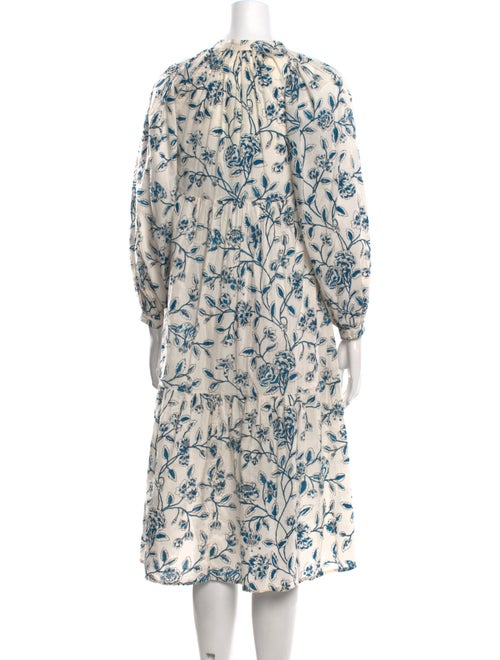 Matta Floral Print Midi Length Dress