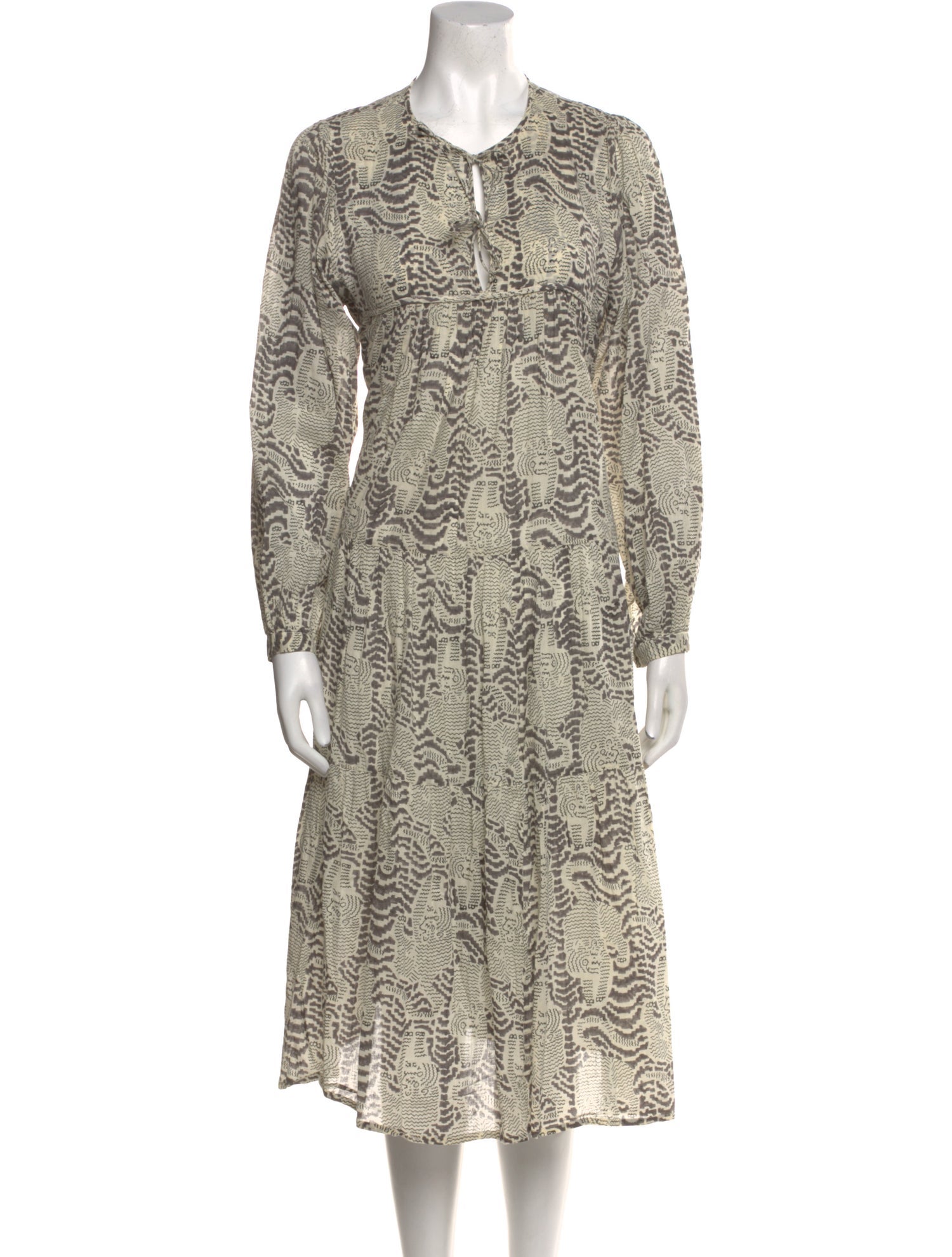 Matta Printed Midi Length Dress