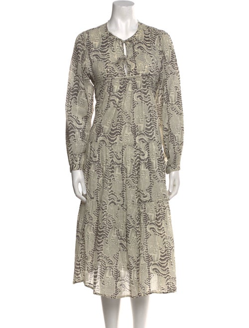 Matta Printed Midi Length Dress
