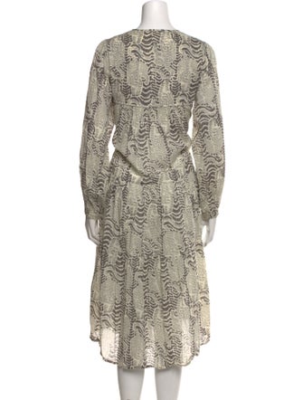 Matta Printed Midi Length Dress