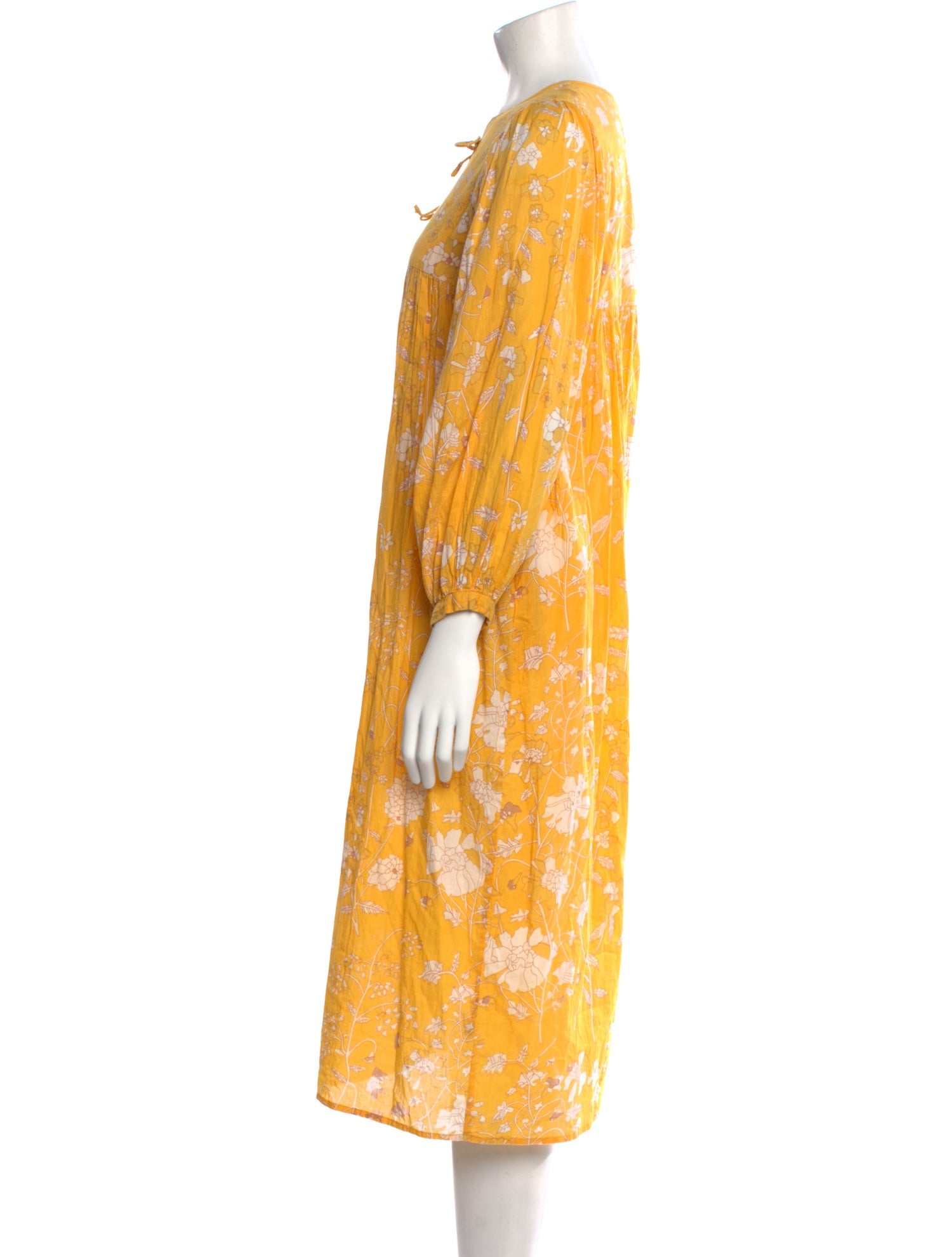 Matta Floral Print Midi Length Dress