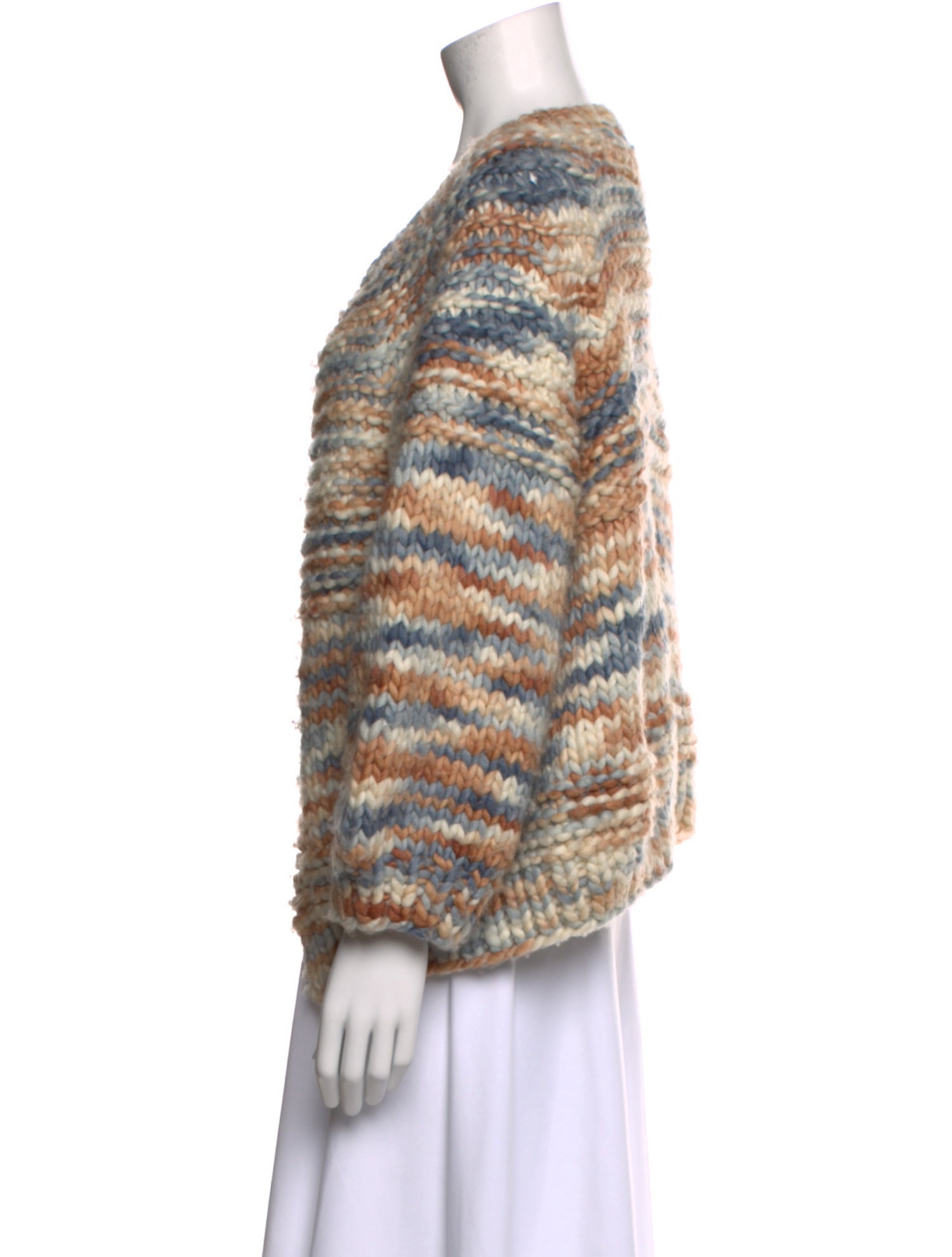 Matta Merino Wool Open Front Sweater