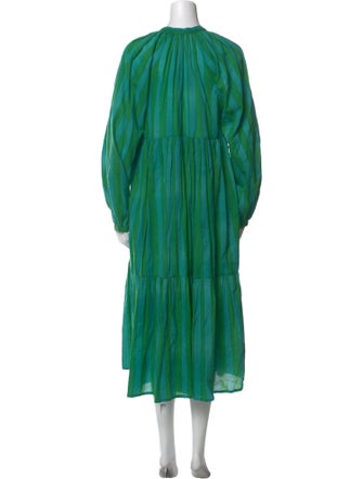 Matta V-Neck Midi Length Dress