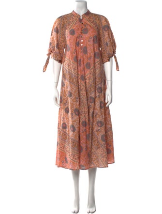 Matta Floral Print Long Dress