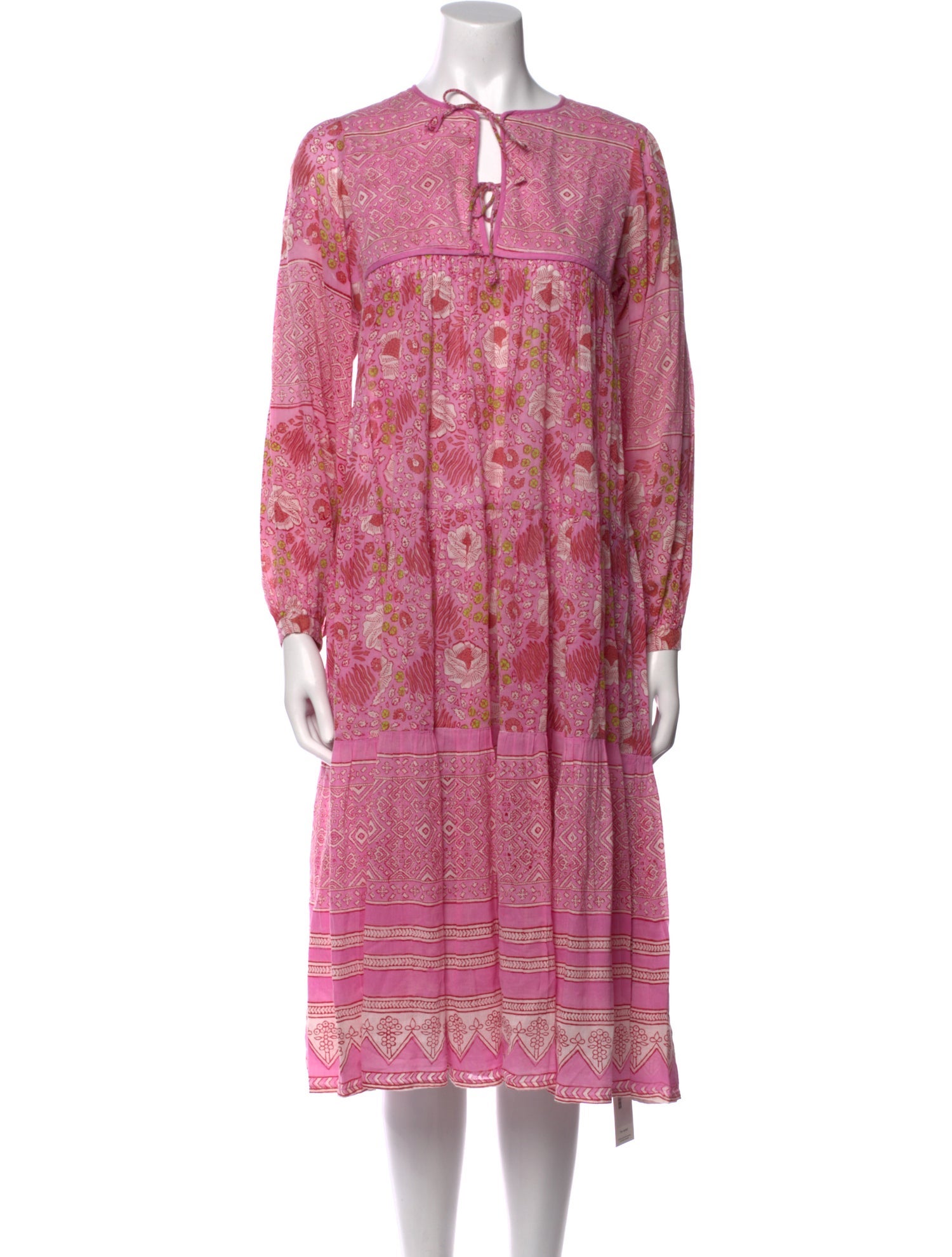 Matta Paisley Print Midi Length Dress