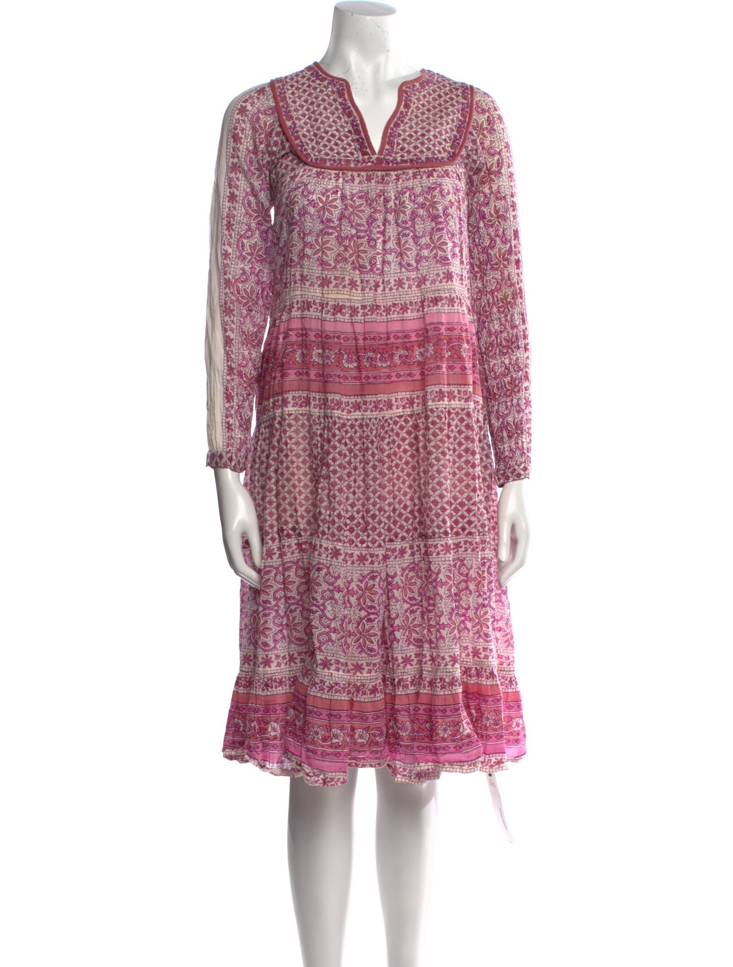 Matta Floral Print Knee-Length Dress