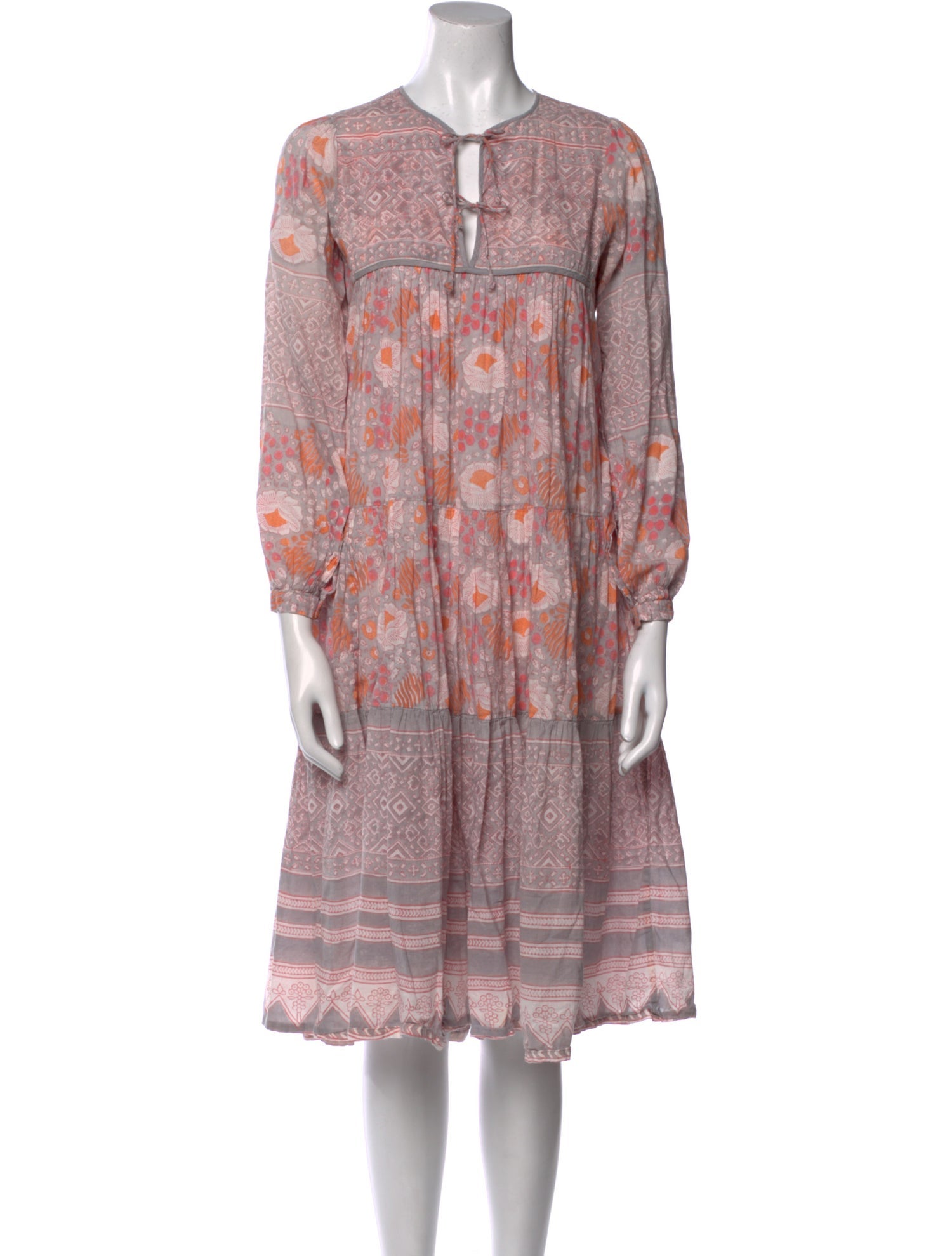 Matta Paisley Print Knee-Length Dress