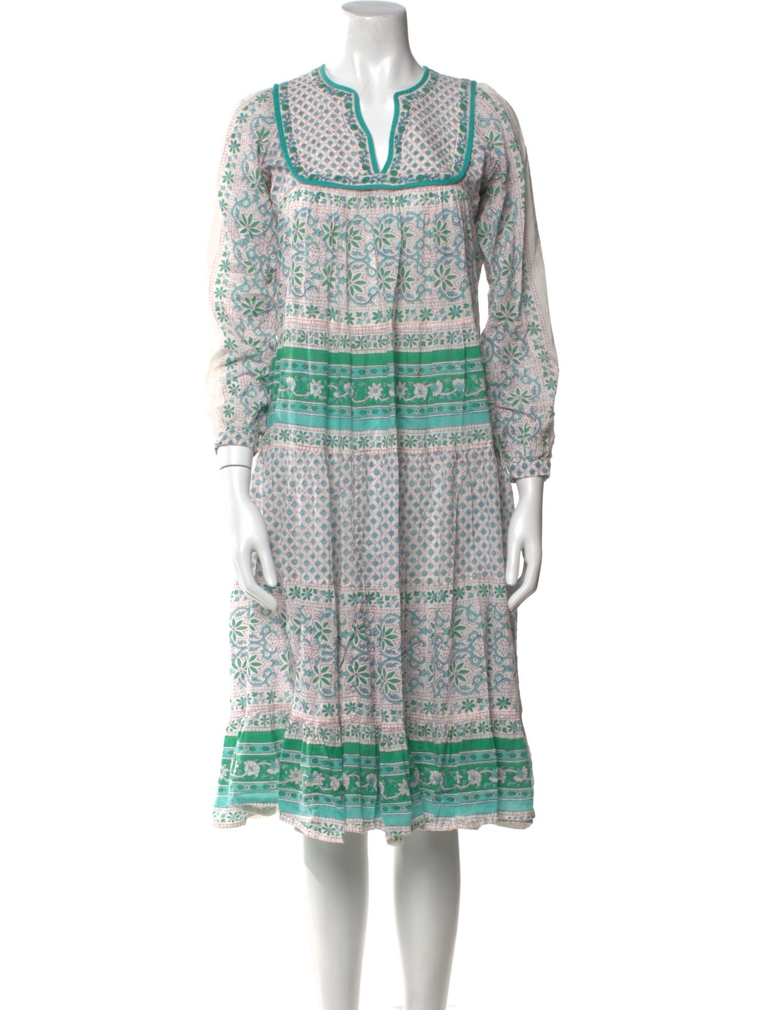 Matta Printed Midi Length Dress