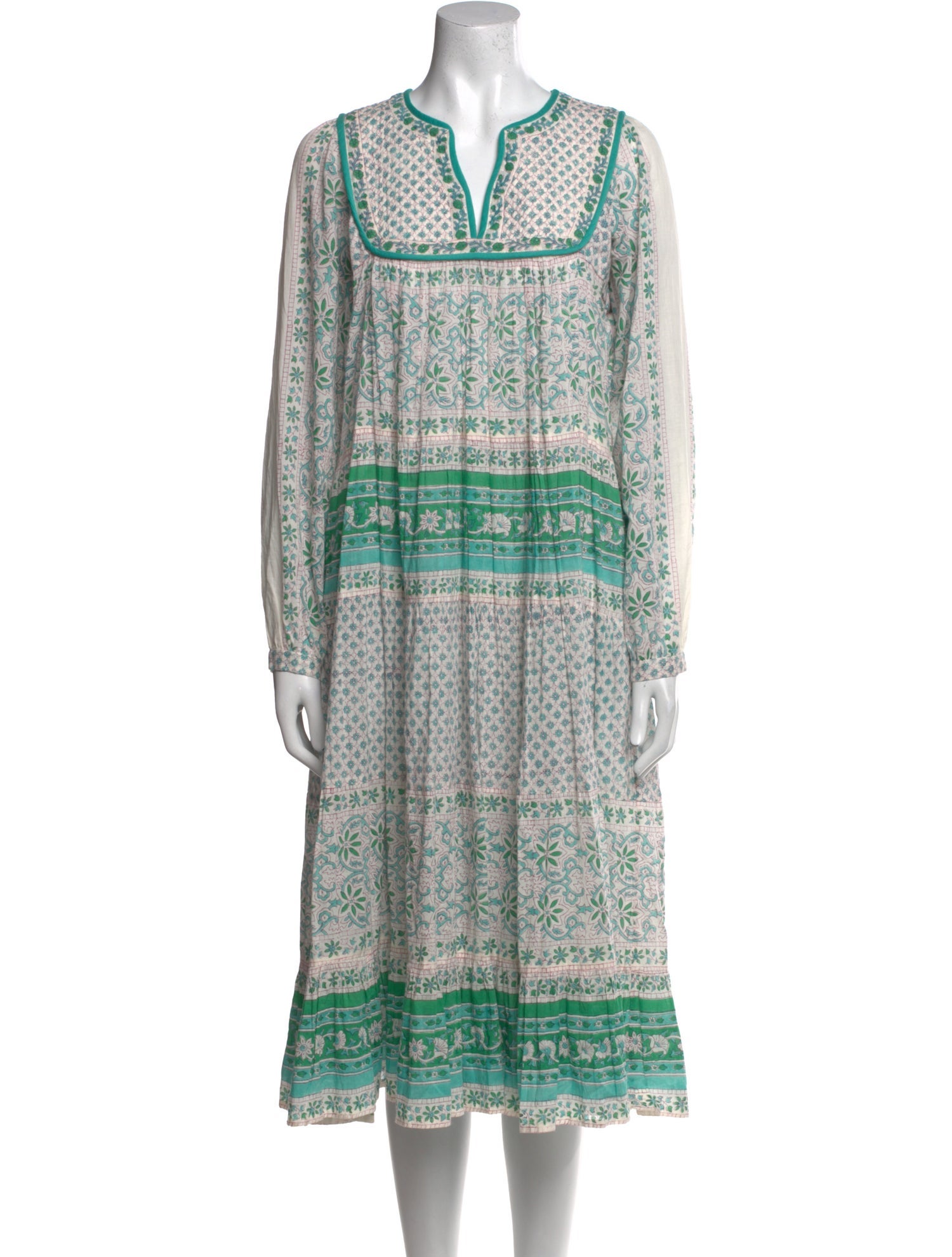 Matta Printed Midi Length Dress