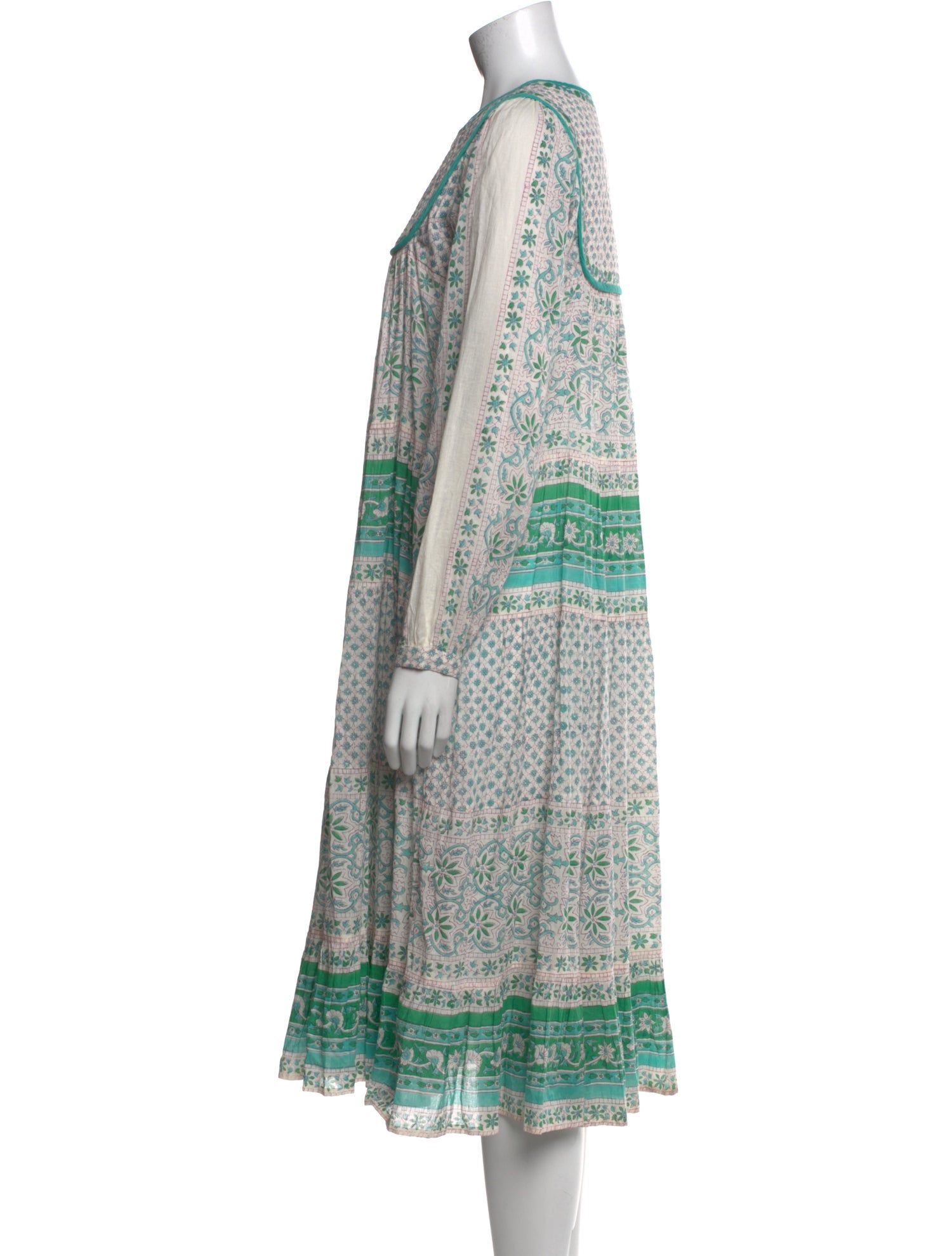 Matta Printed Midi Length Dress