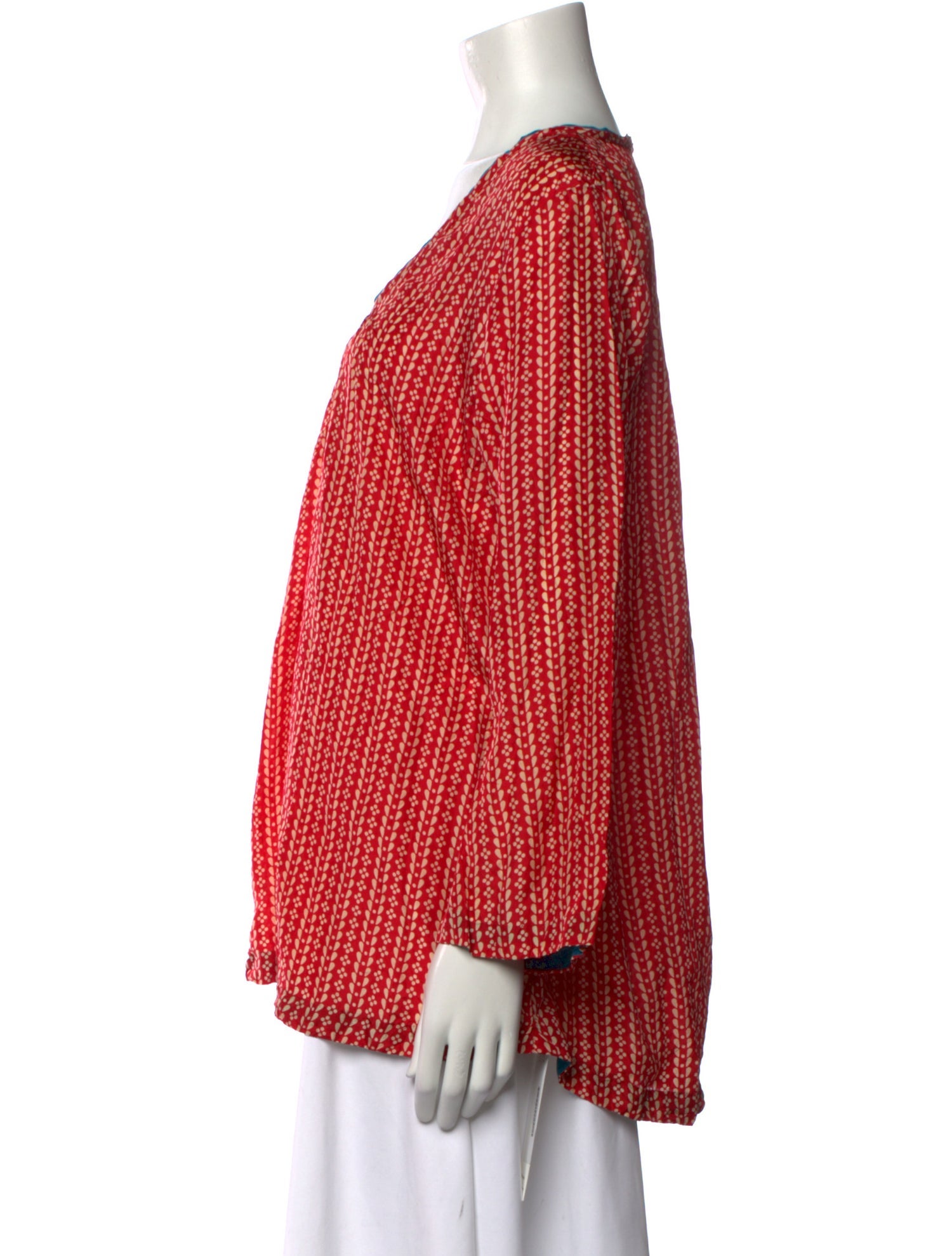 Matta Silk Printed Blouse