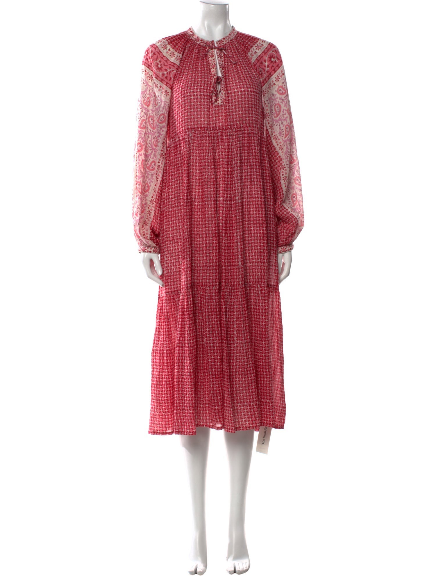 Matta Printed Midi Length Dress