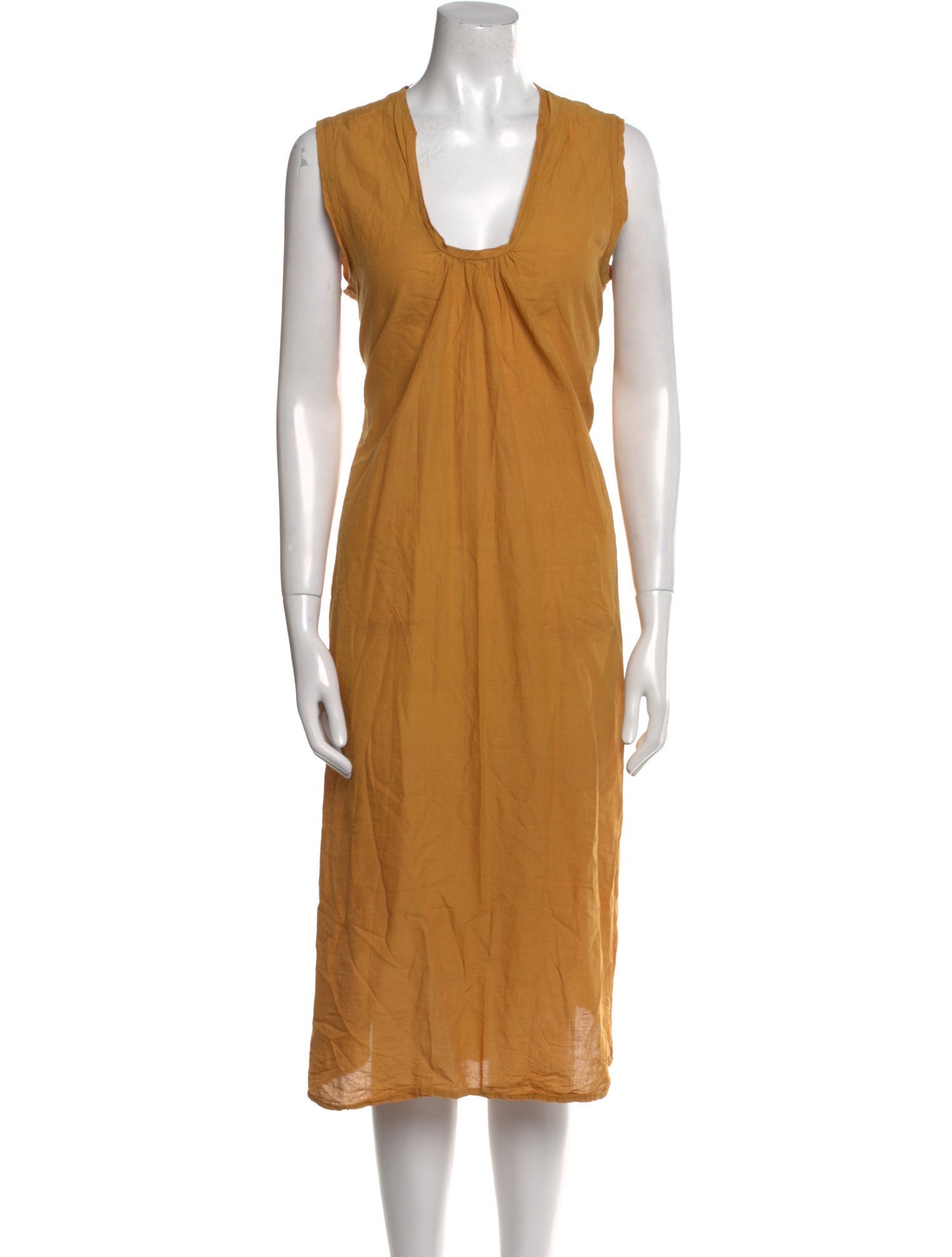 Matta Square Neckline Midi Length Dress