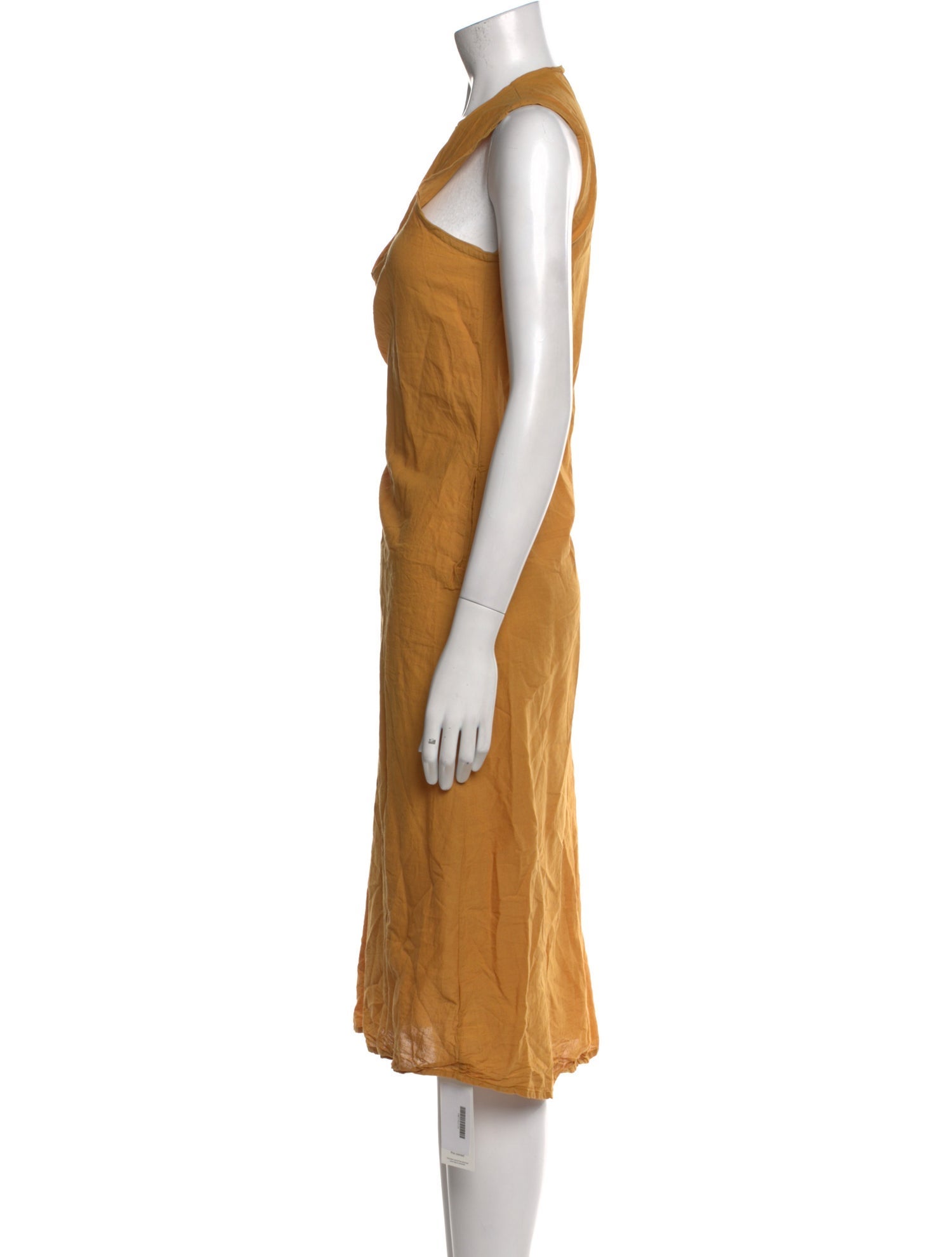 Matta Square Neckline Midi Length Dress