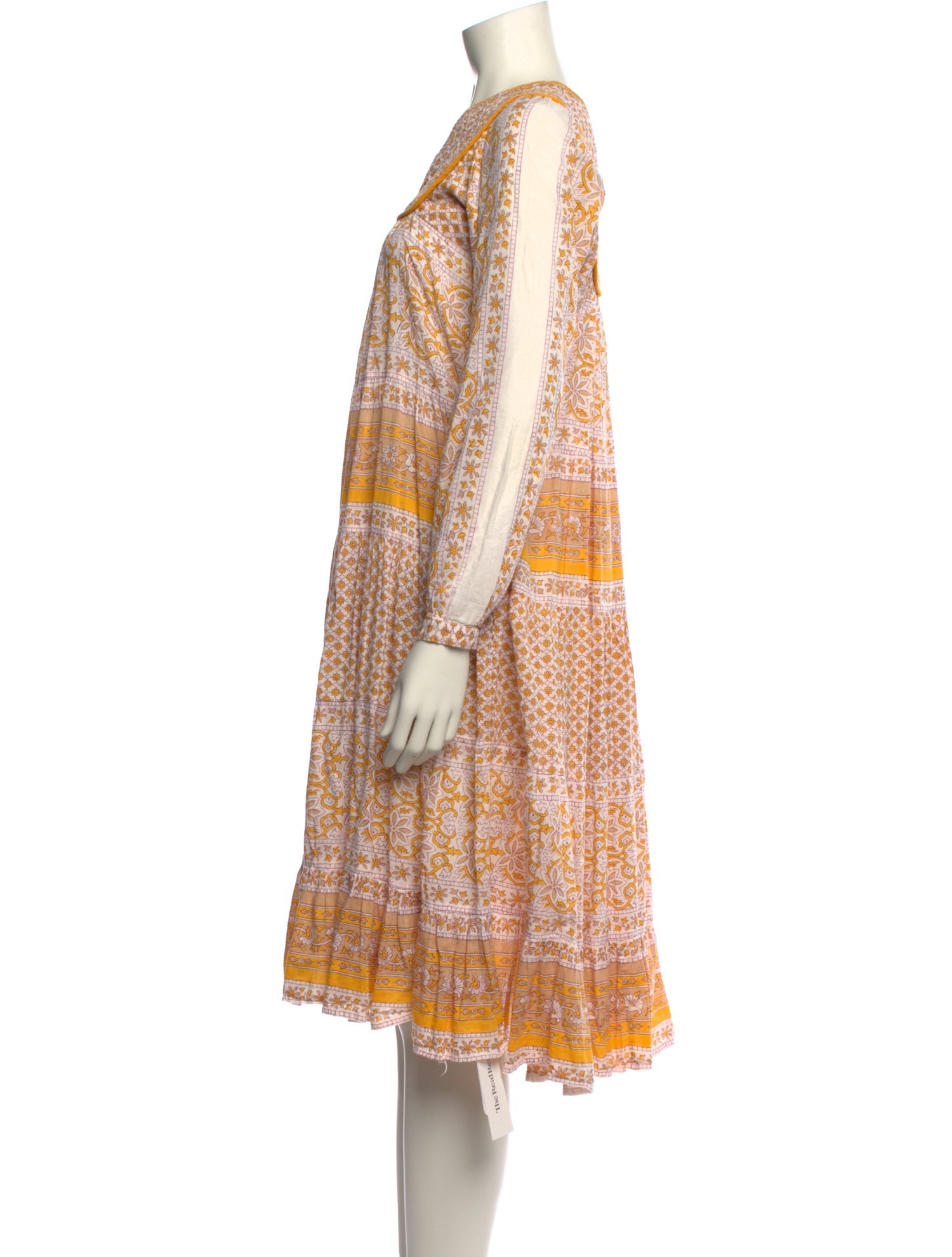 Matta Printed Midi Length Dress