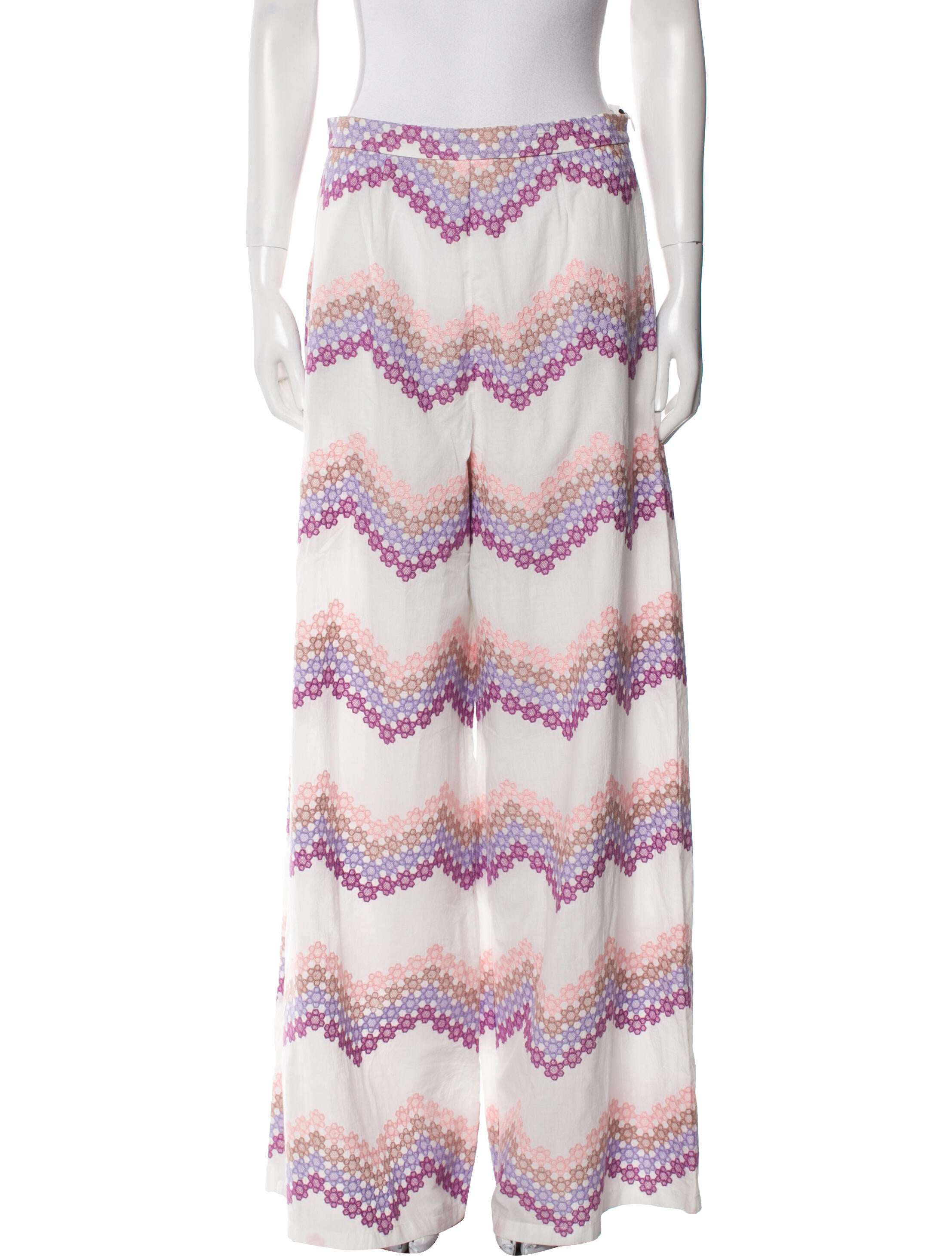 Miguelina Floral Print Wide Leg Pants w/ Tags