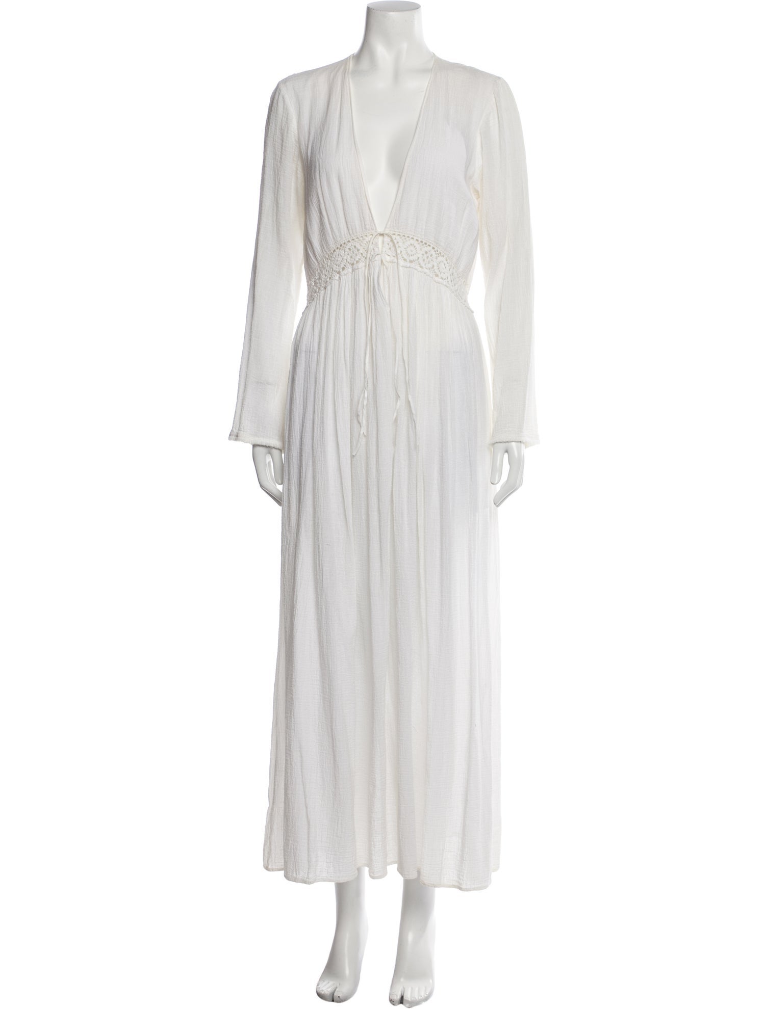 Miguelina V-Neck Long Dress