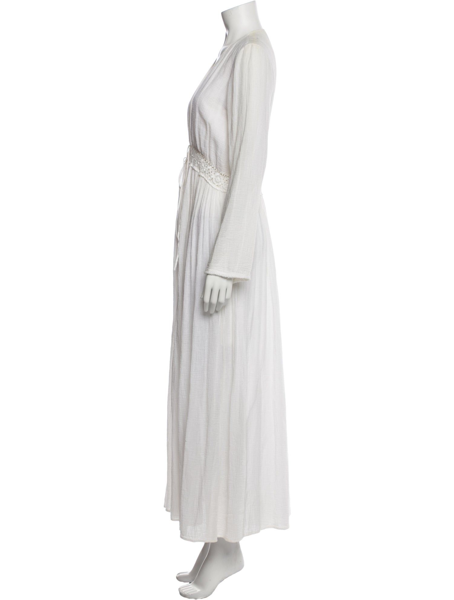 Miguelina V-Neck Long Dress