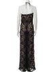Miguelina Lace Pattern Halterneck Jumpsuit