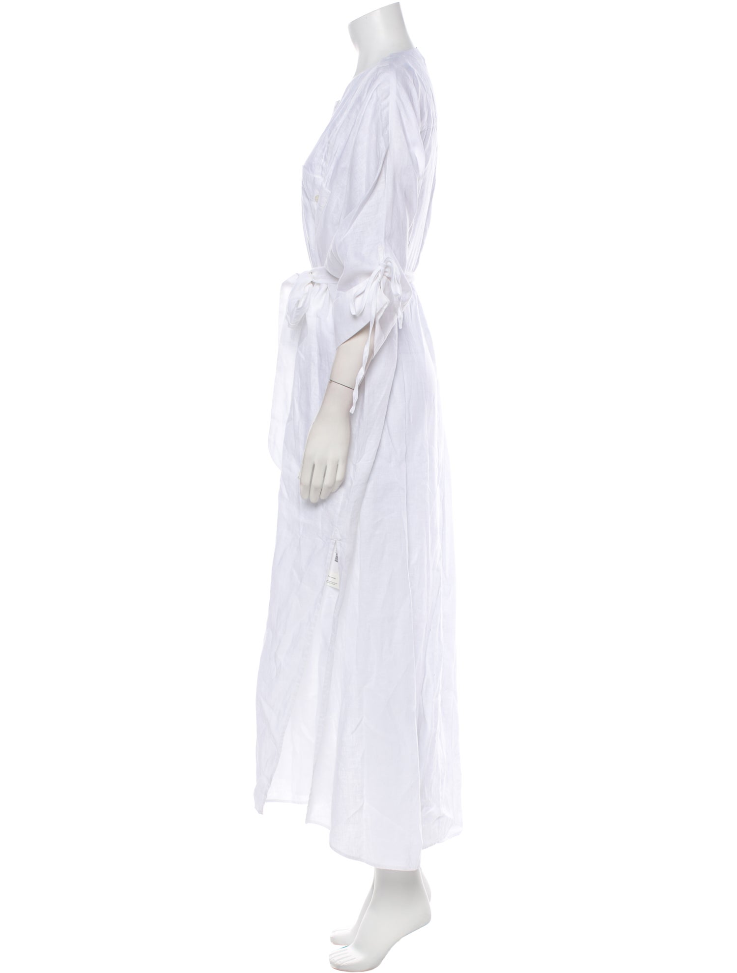 Miguelina Linen Long Dress