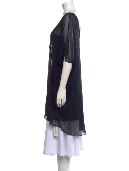 Miguelina Scoop Neck Short Sleeve Tunic