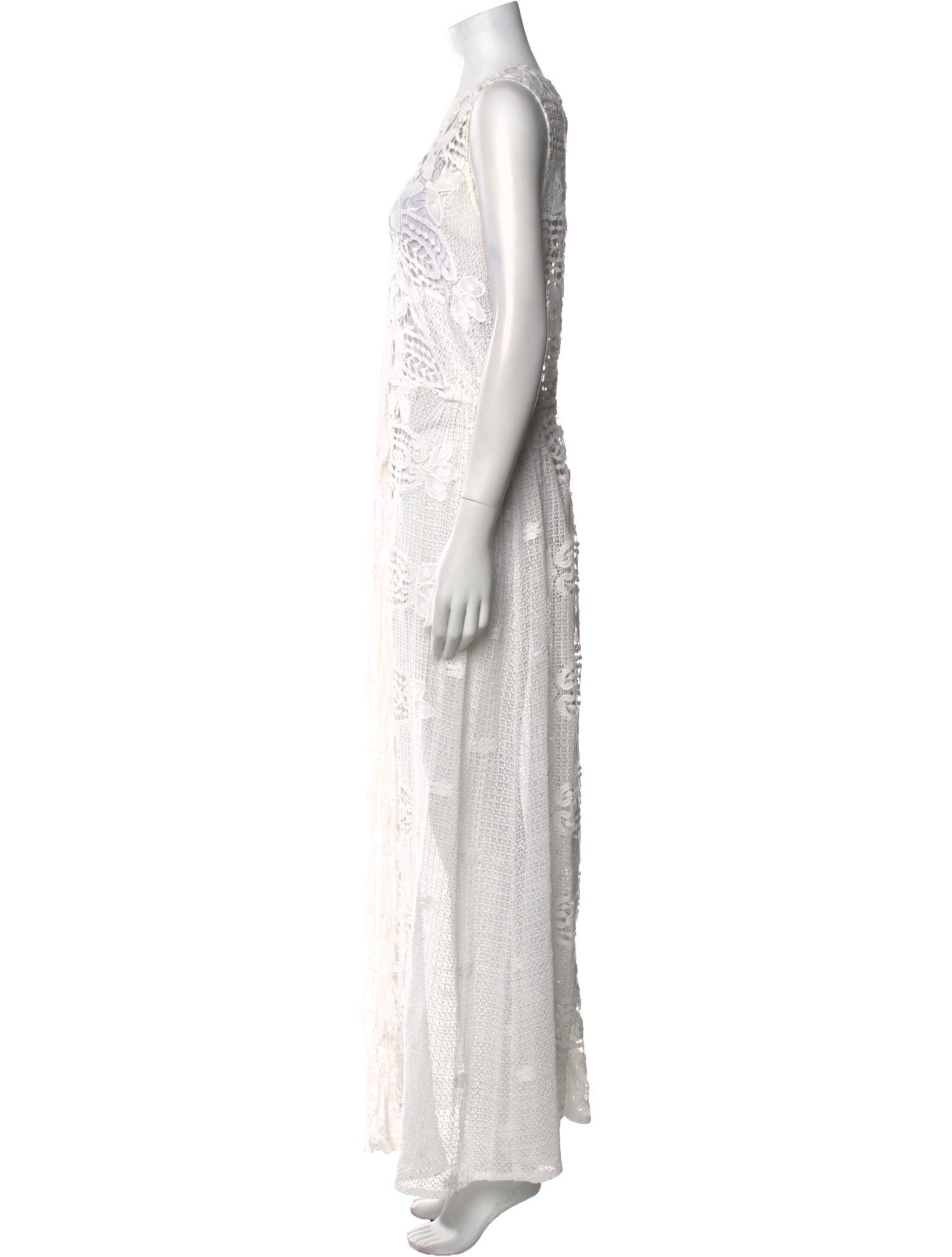 Miguelina V-Neck Long Dress