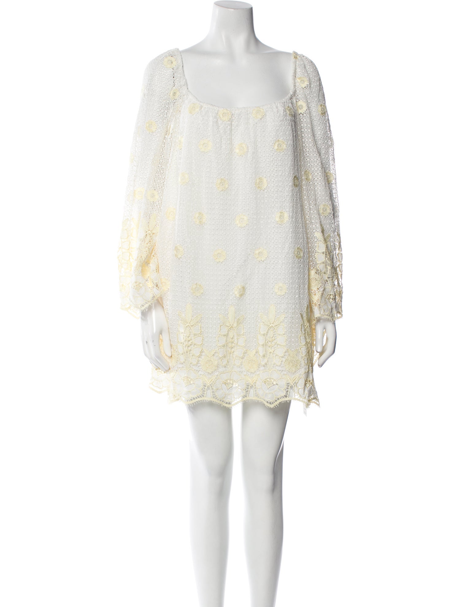 Miguelina Scoop Neck Mini Dress