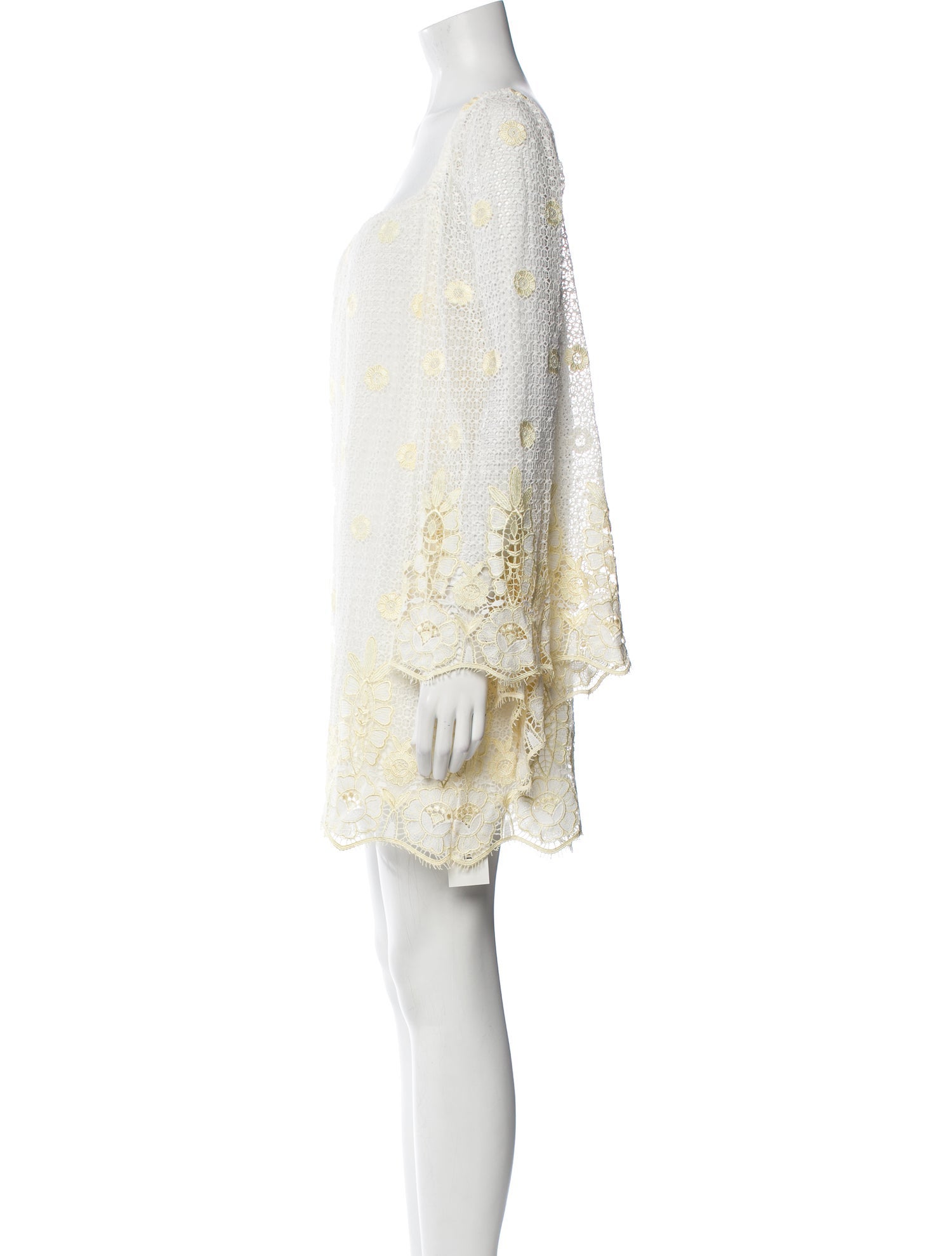 Miguelina Scoop Neck Mini Dress