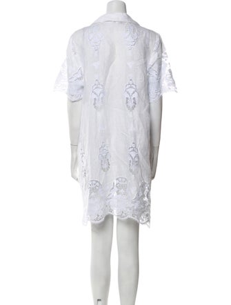 Miguelina Linen Mini Dress