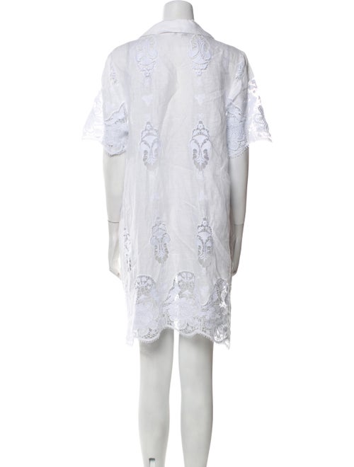 Miguelina Linen Mini Dress