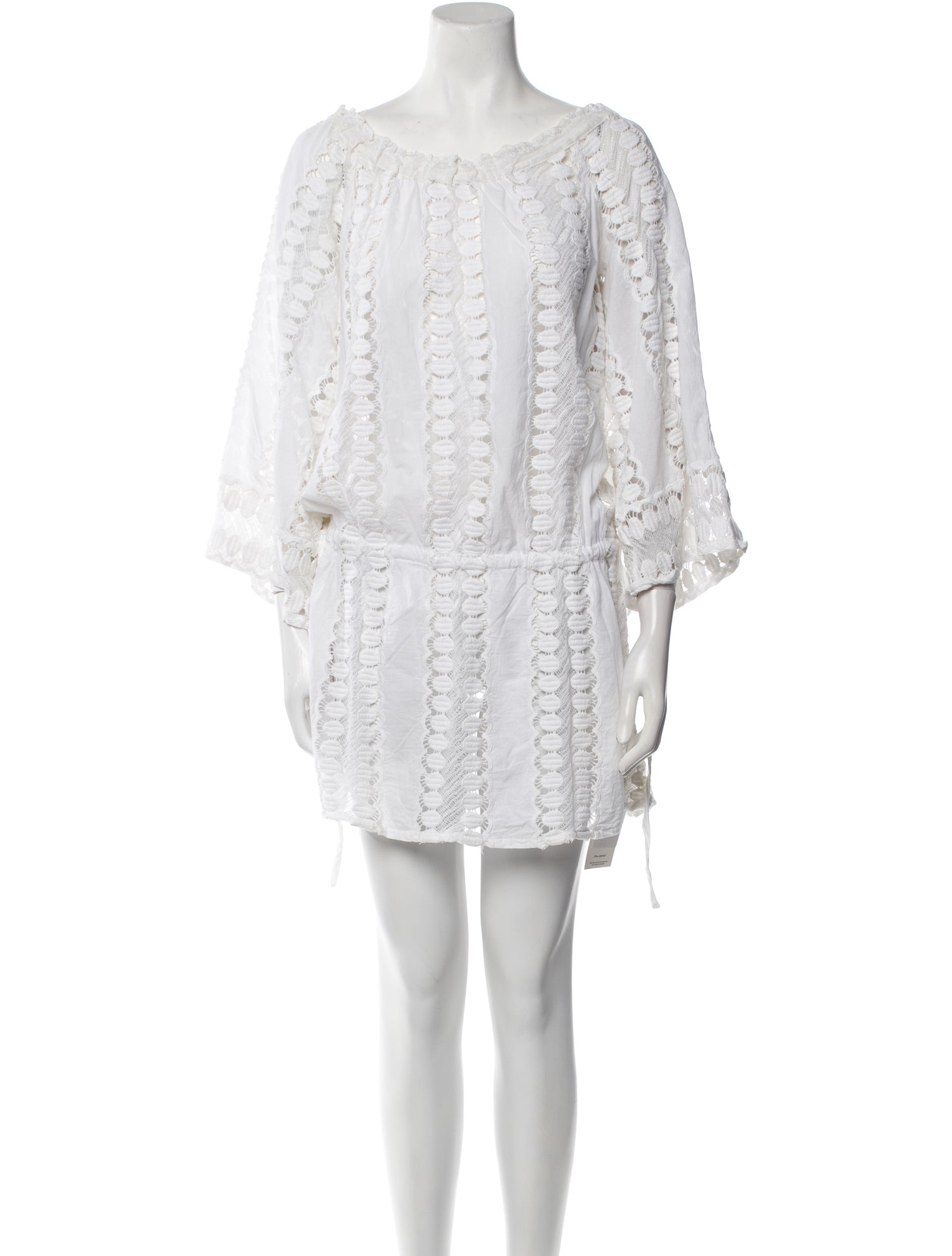 Miguelina Scoop Neck Mini Dress