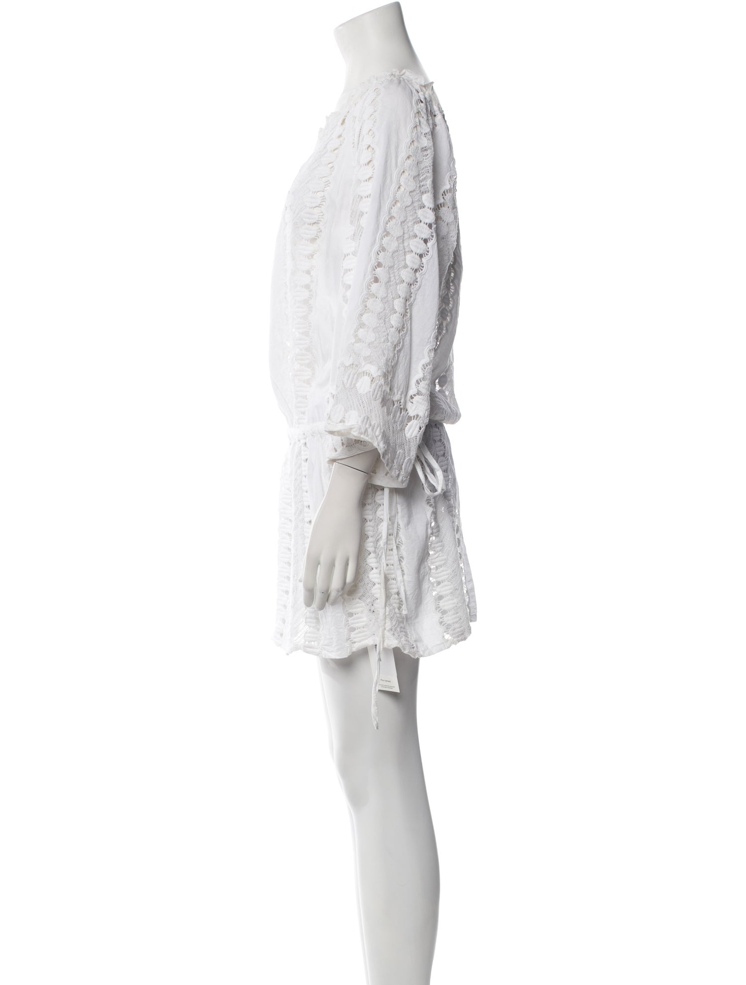 Miguelina Scoop Neck Mini Dress