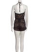 Miguelina Silk Lace Pattern Romper