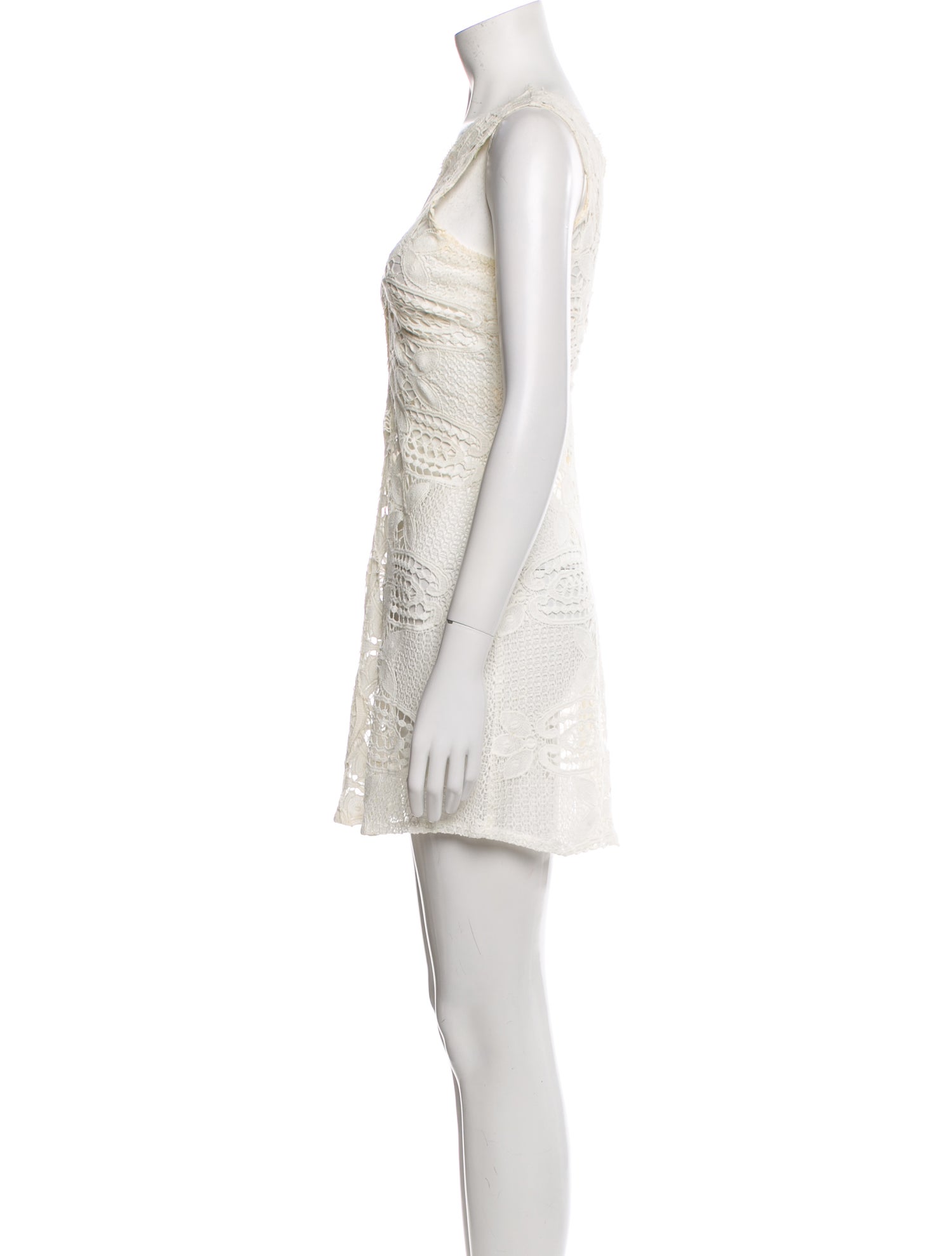 Miguelina V-Neck Mini Dress