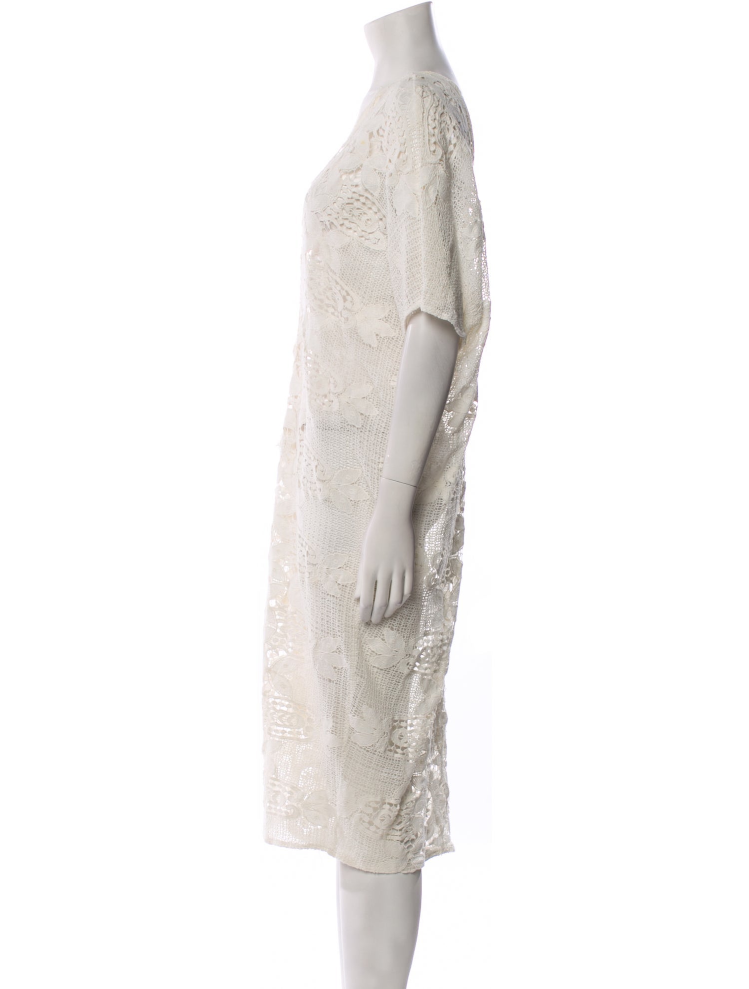 Miguelina V-Neck Midi Length Dress