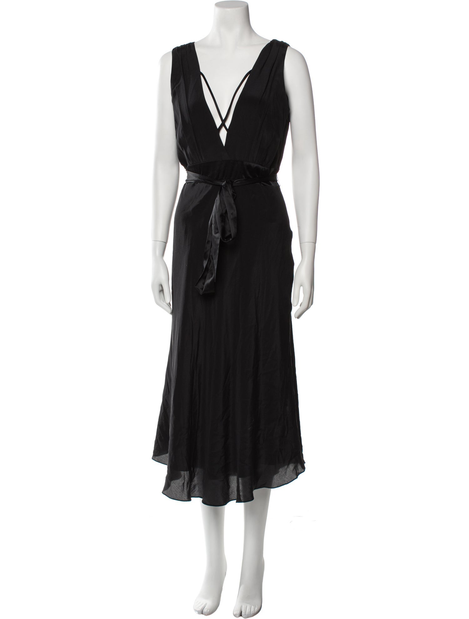 Miguelina Silk Long Dress