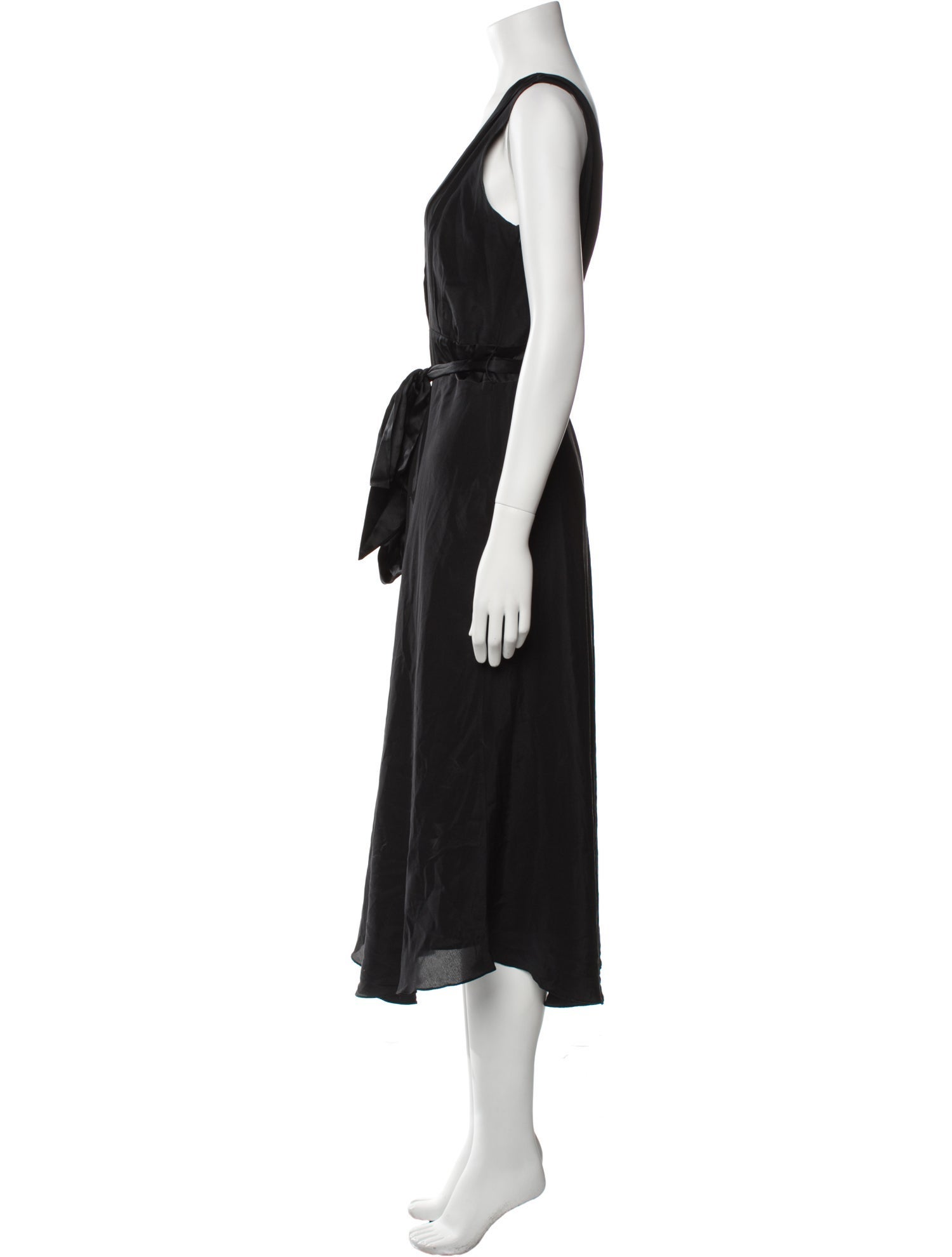Miguelina Silk Long Dress