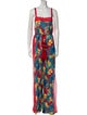 Miguelina Linen Floral Print Jumpsuit