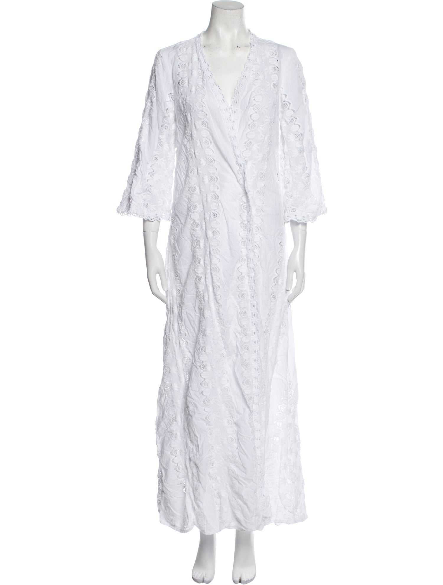 Miguelina V-Neck Long Dress