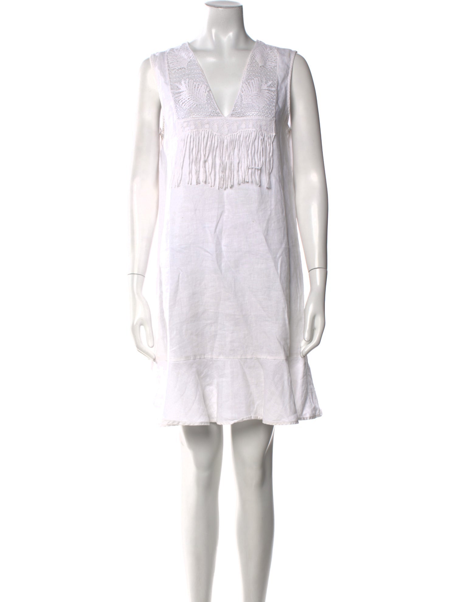 Miguelina Linen Mini Dress